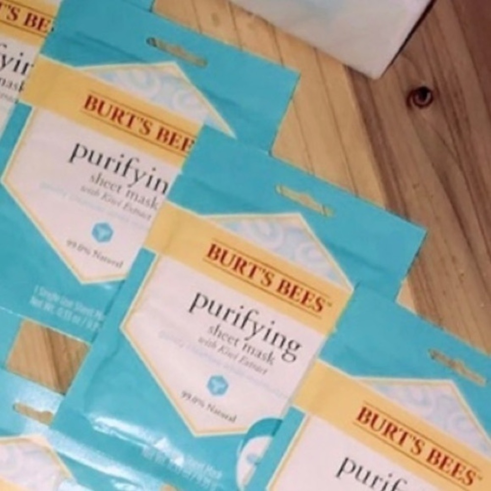 Burt's Bees Purifying Sheet Masks 4 packs